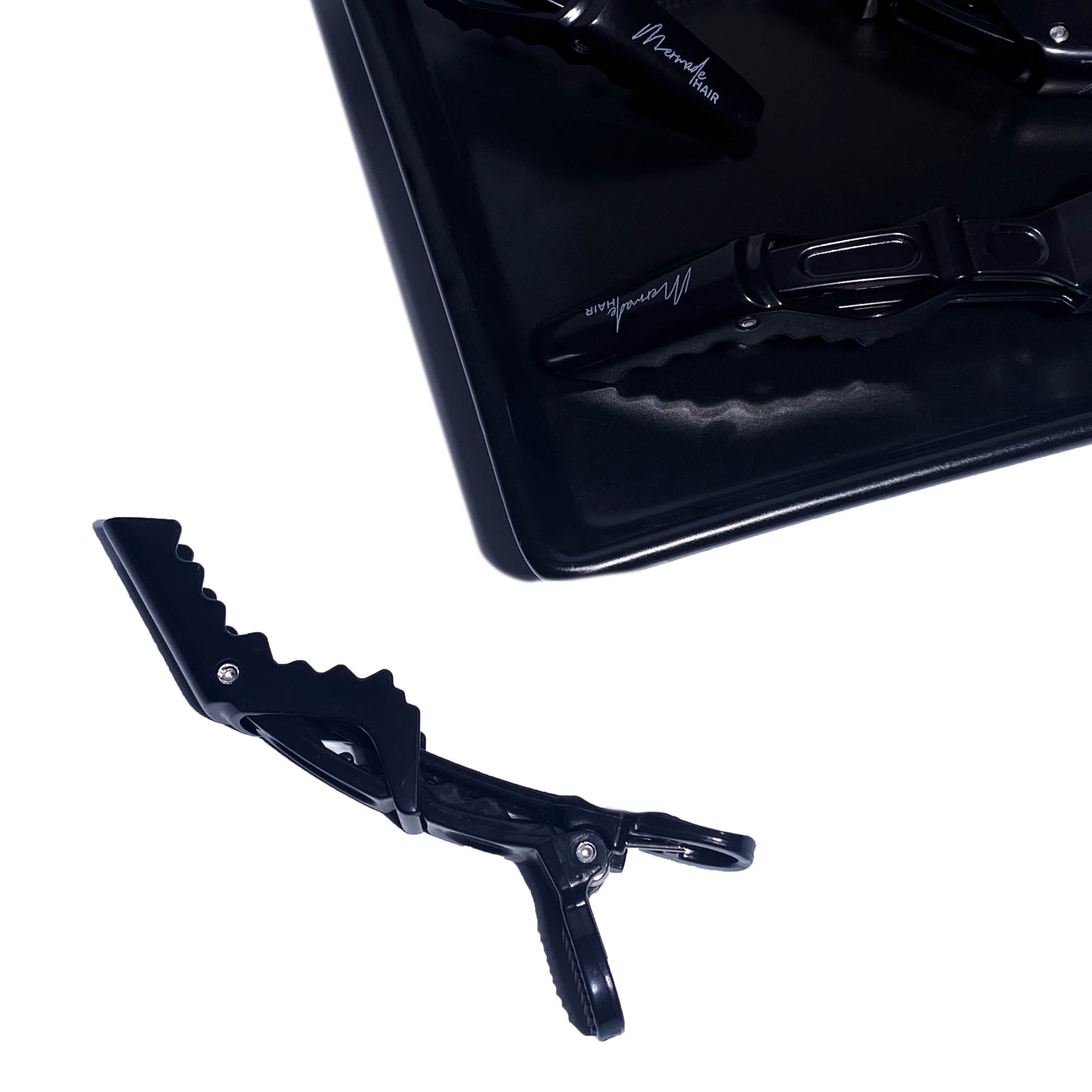 Sleek Black Hair Grip Clips by Mermade Hair