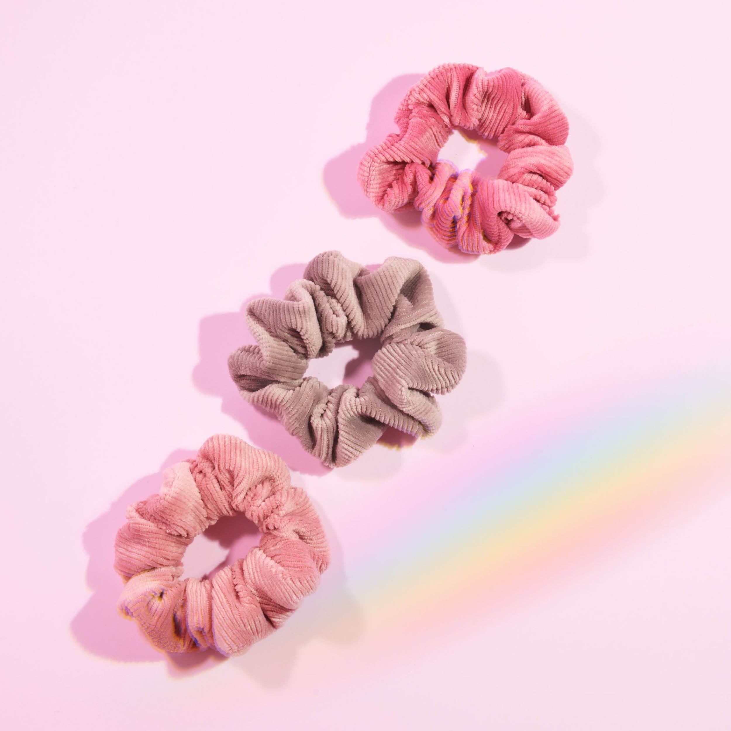 The Scrunchie Set with 3 Scrunchies