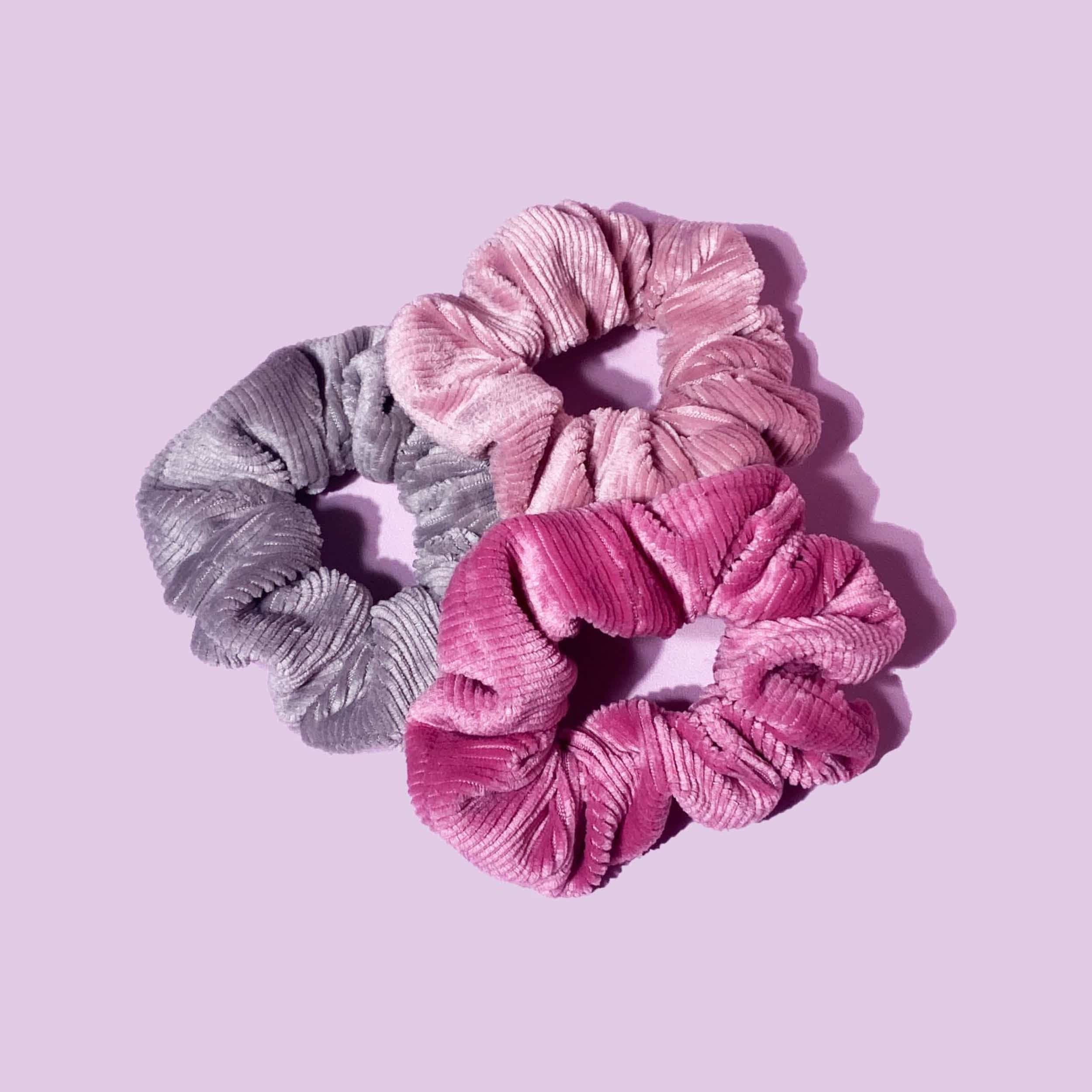 The Scrunchie Set with 3 Scrunchies