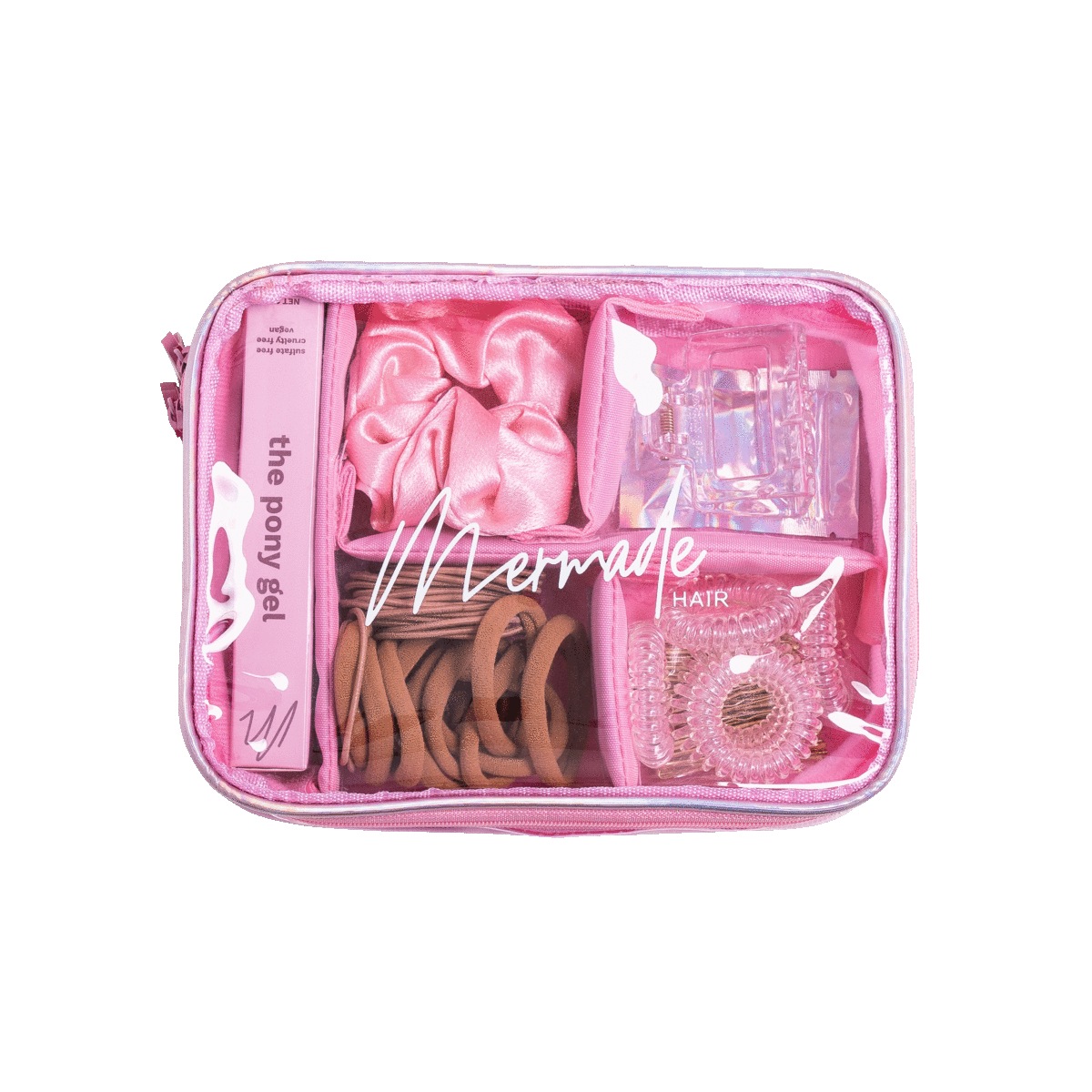 Mermade Hair Pink Pony Kit