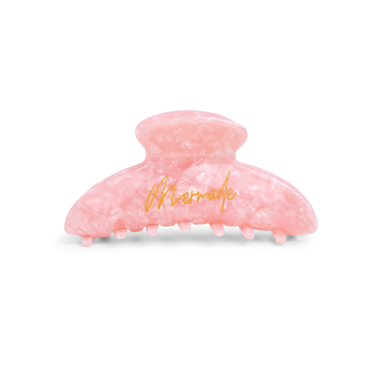 Jelly Hair Claw Clips for Women and Girls Thick Long Hair 2 Pack Pink Brown Claw Clip Designed with Smooth Edges - Mermade Hair™ USA main image 2