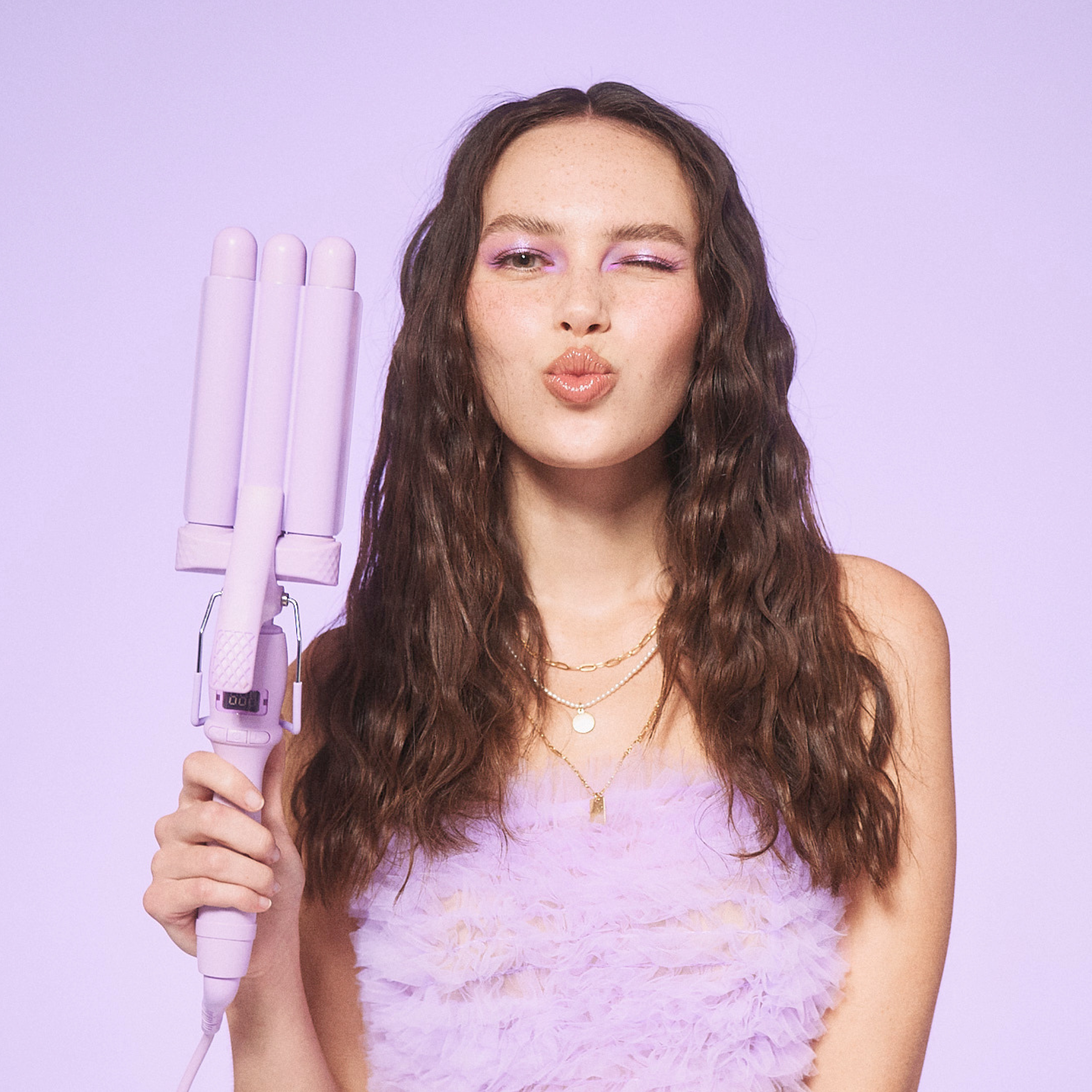 Mermade PRO Hair Waver - 0.9" Cutie® Lilac