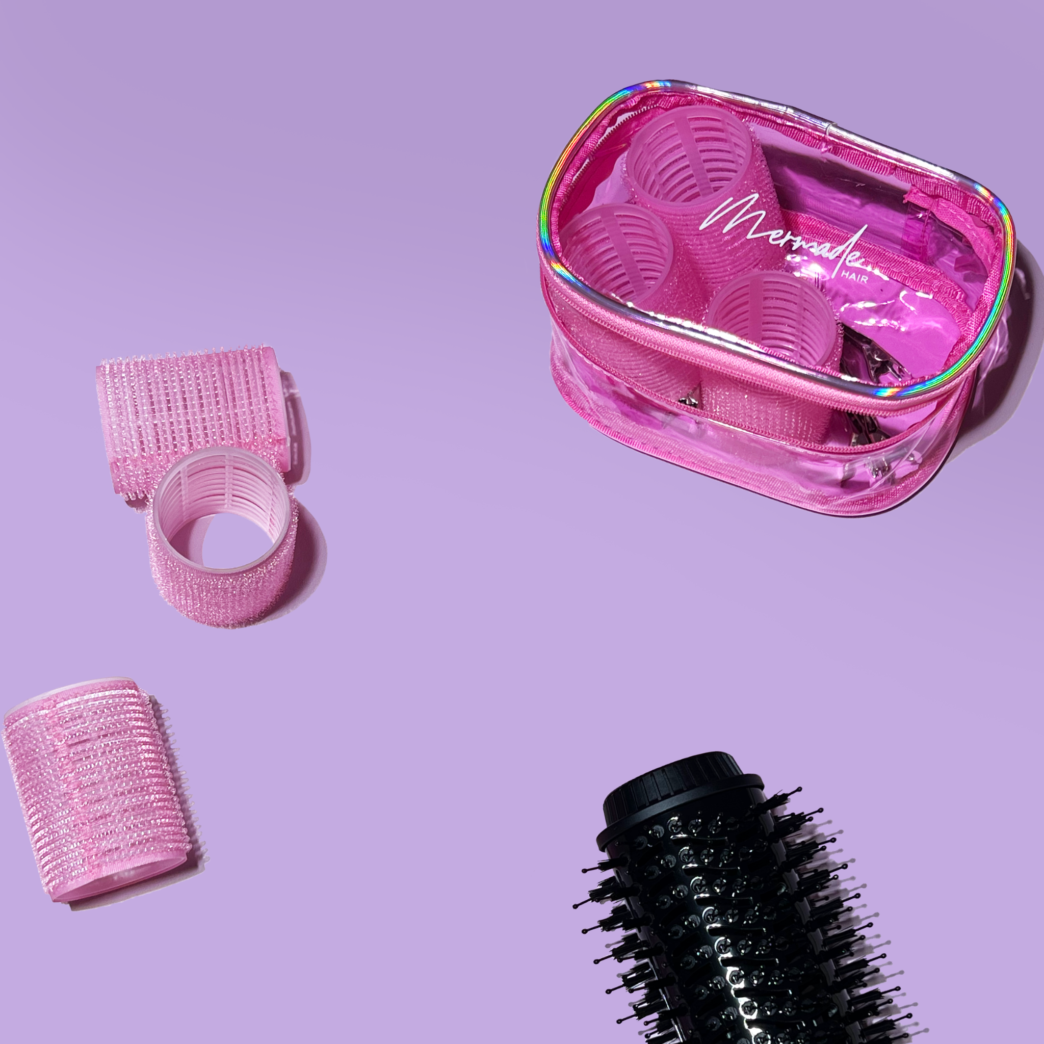 Mermade Hair Velcro Roller Kit + Clips