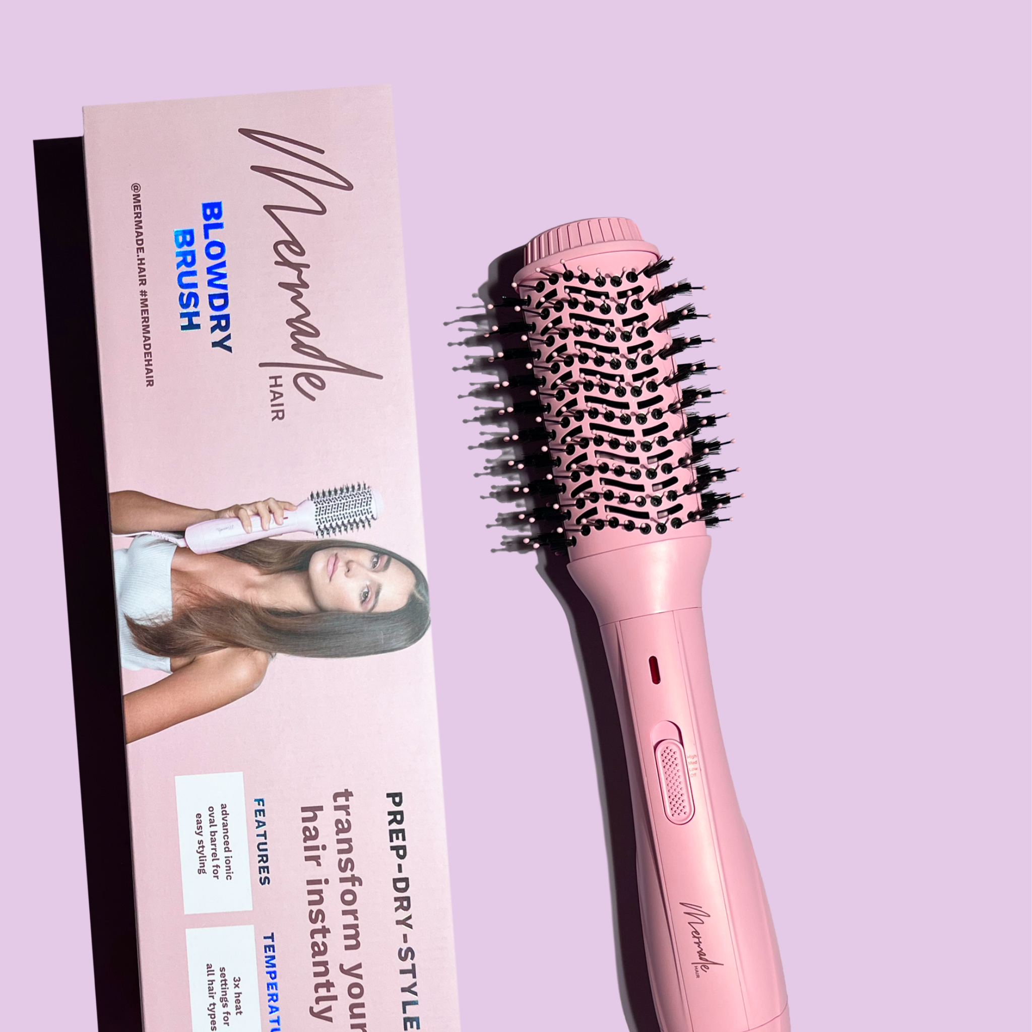 Perfect styler straightening hair brush clearance