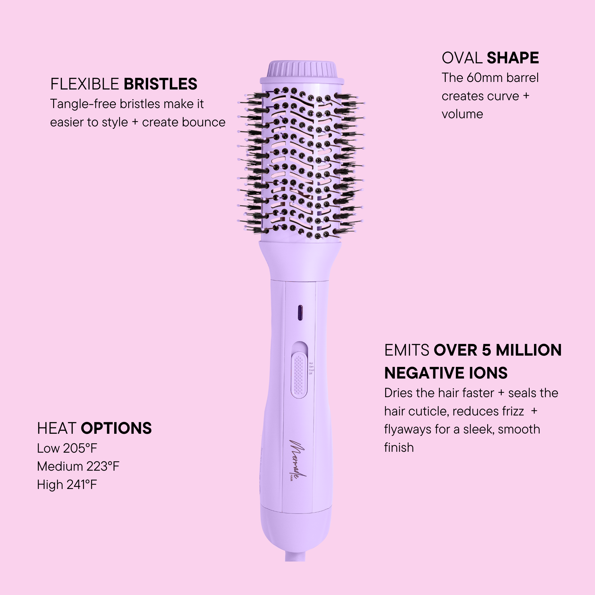 Blow Dry Brush - Baby Lilac