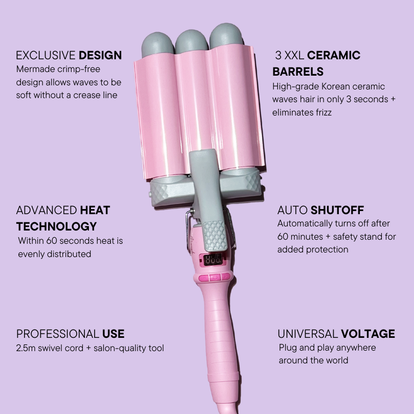 1.25" Original Pro Waver - Pink