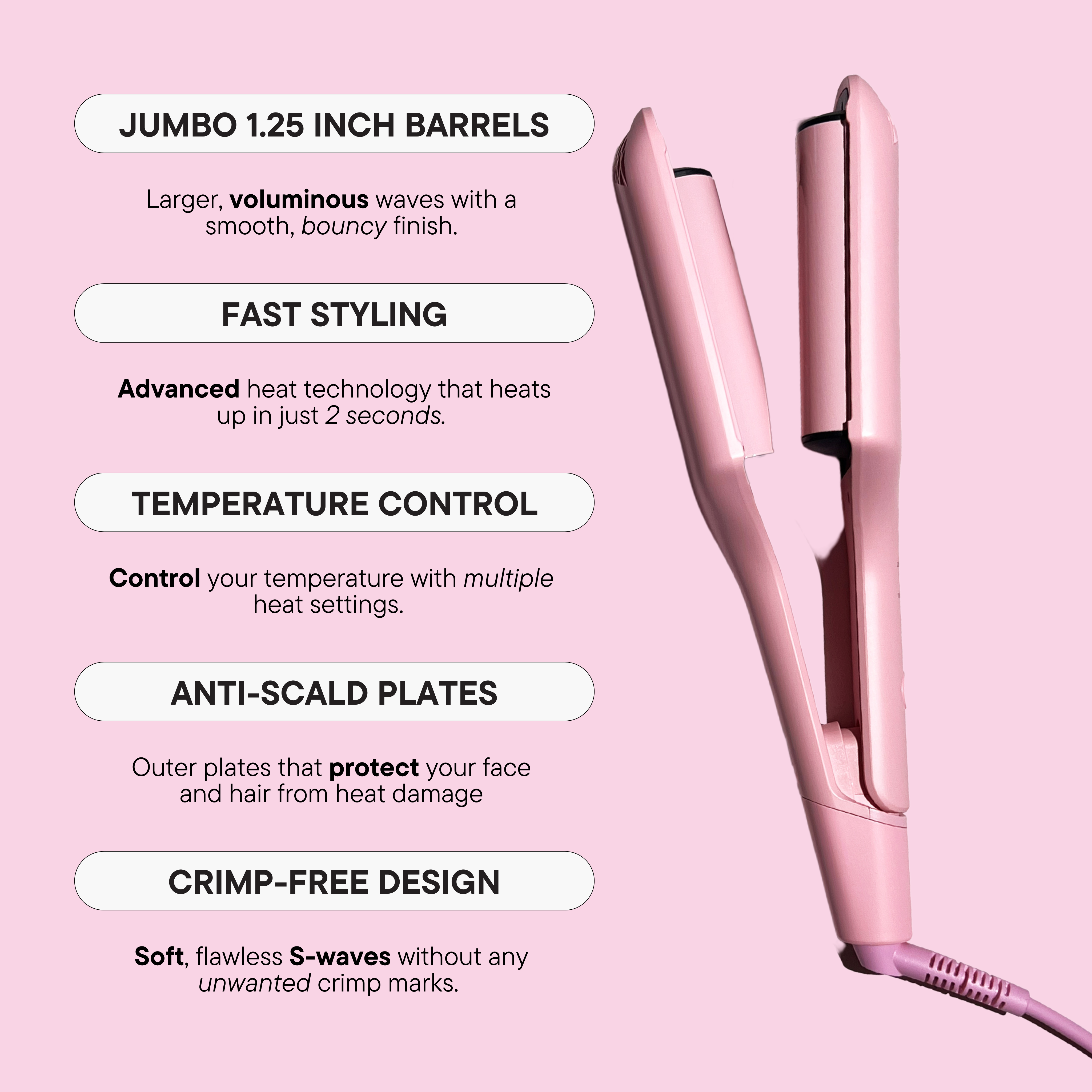 Double Waver Max - Pink