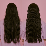 Before and after mermade Hair Styling Conditioner