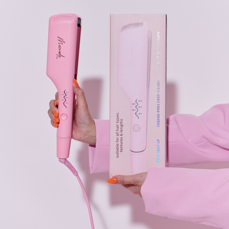 NEW 25mm Double Waver Pink - Mermade Hair – Mermade Hair™ USA