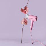 Hair Dryer product photography with leaves