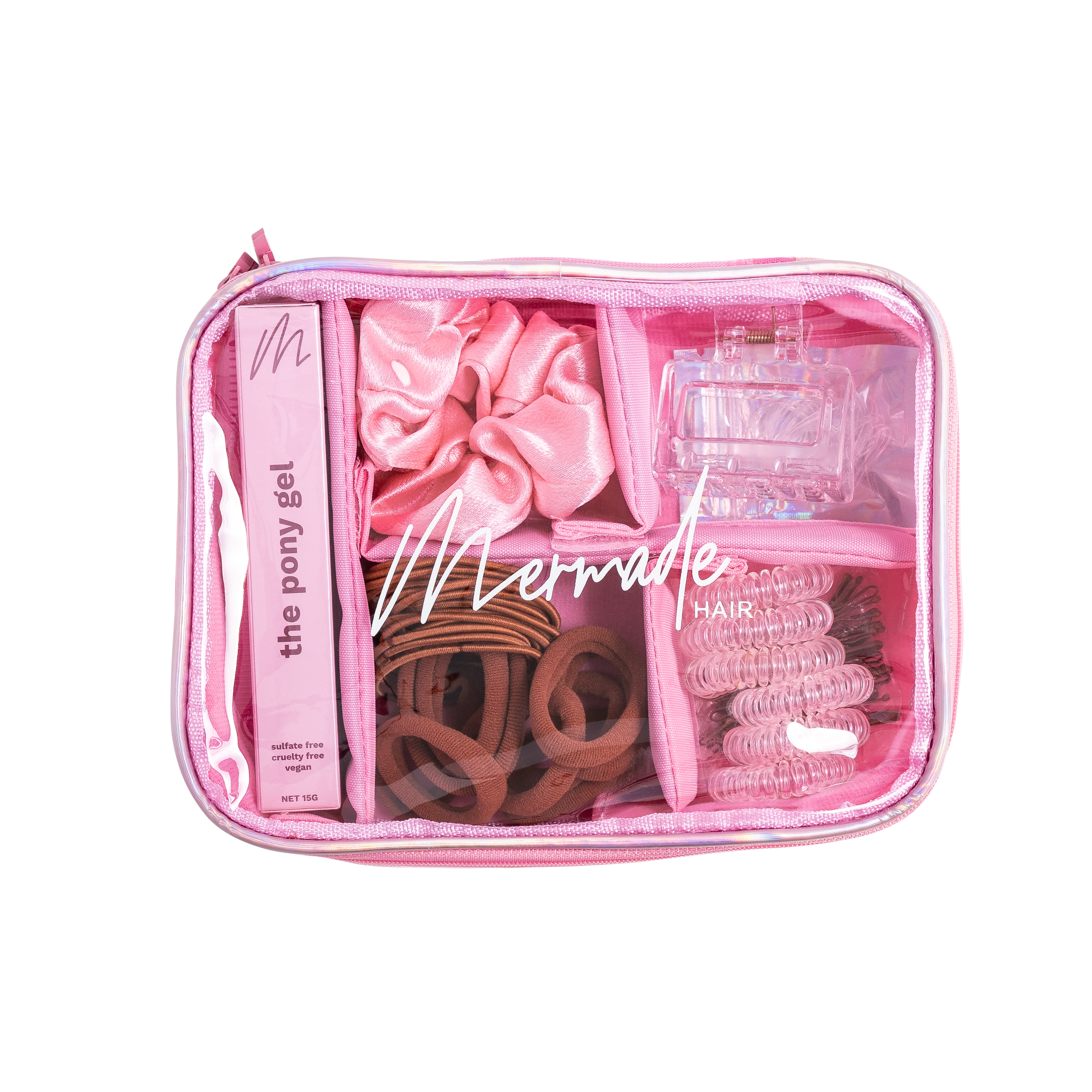 Mermade Hair Pink Pony Kit